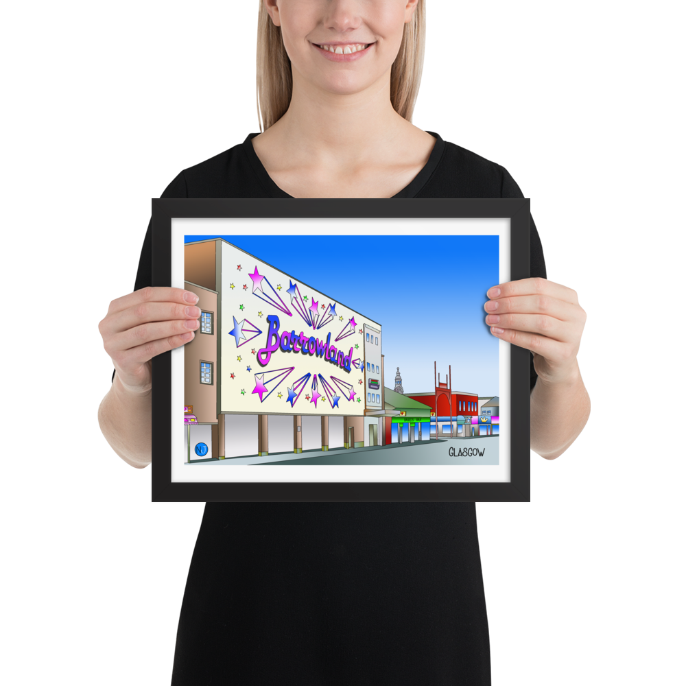 Glasgow Barrowland Framed Glasgow Framed Print - FREE P&P Worldwide