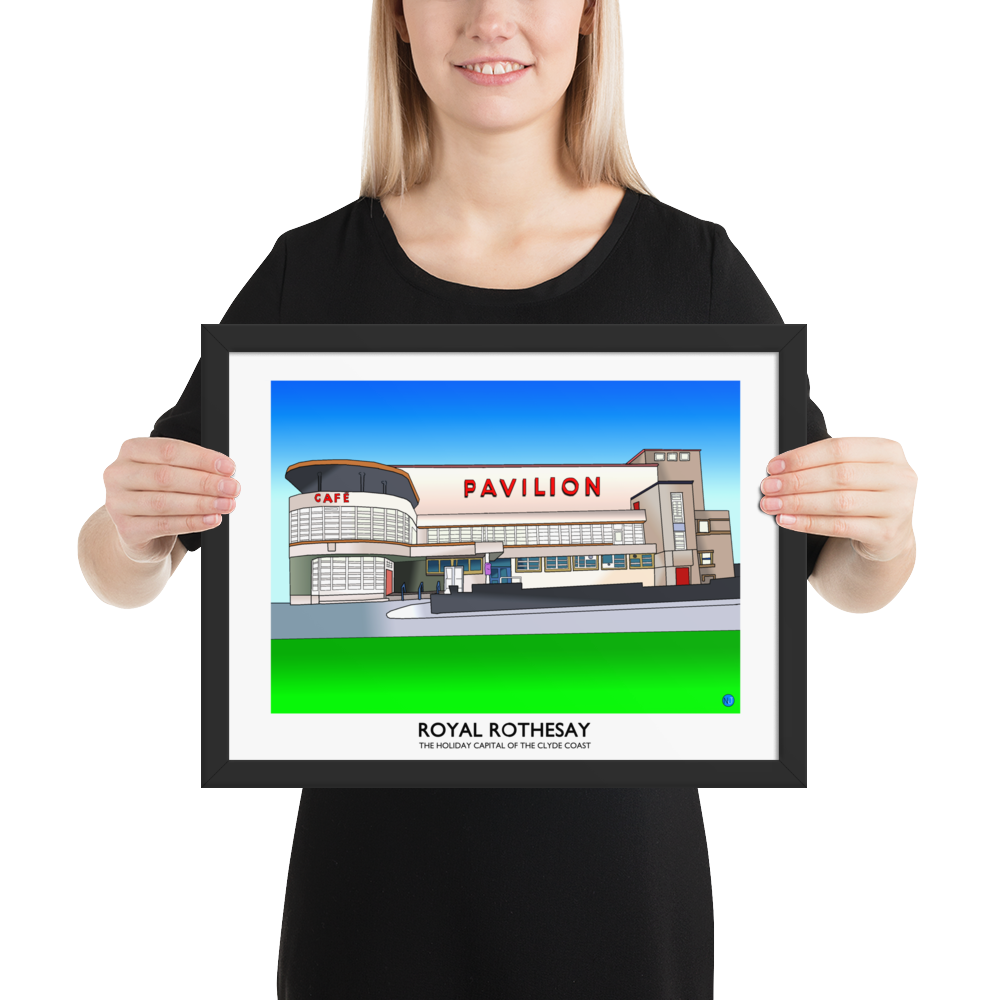 The Rothesay Pavilion, Isle of Bute Framed Print - FREE P&P Worldwide