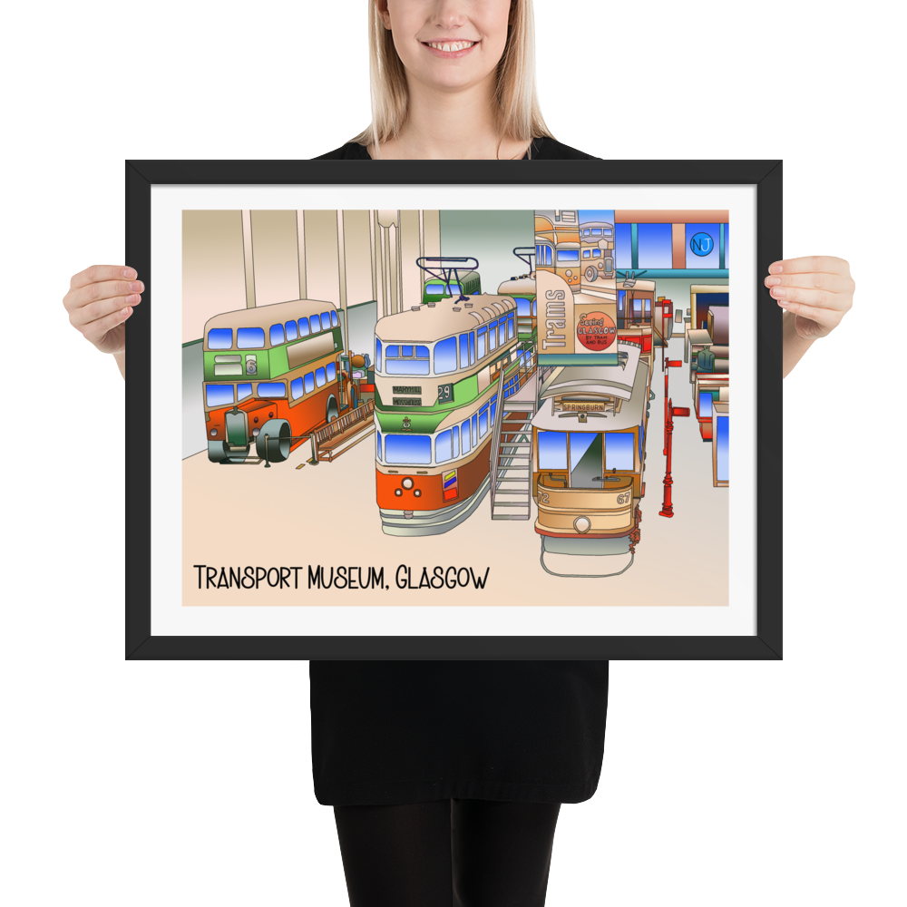 Transport Museum, Glasgow Framed Print - FREE P&P Worldwide