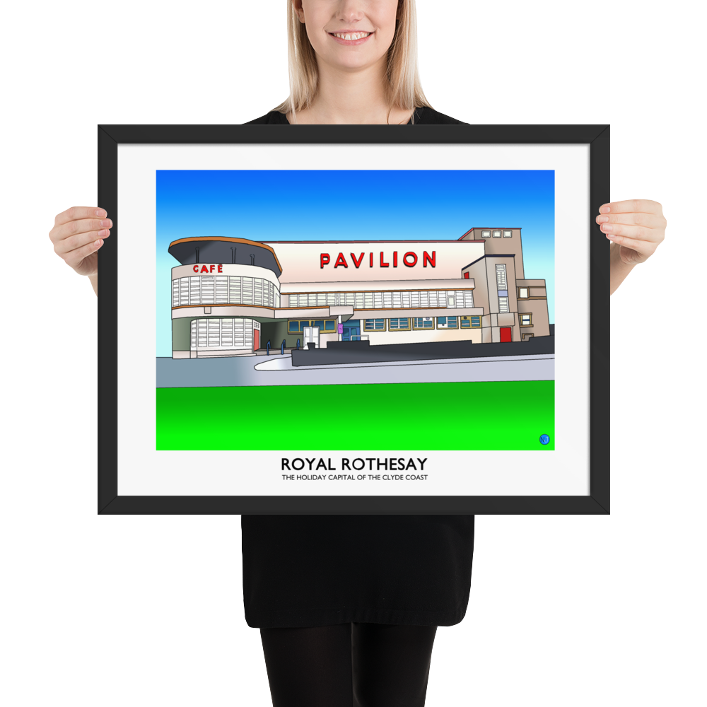 The Rothesay Pavilion, Isle of Bute Framed Print - FREE P&P Worldwide