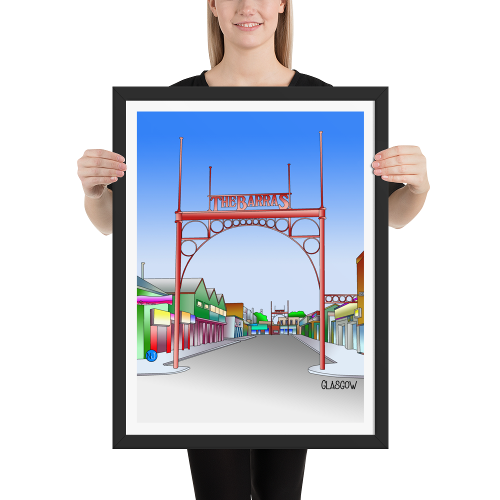 The Barras. Glasgow Framed Print - FREE P&P Worldwide