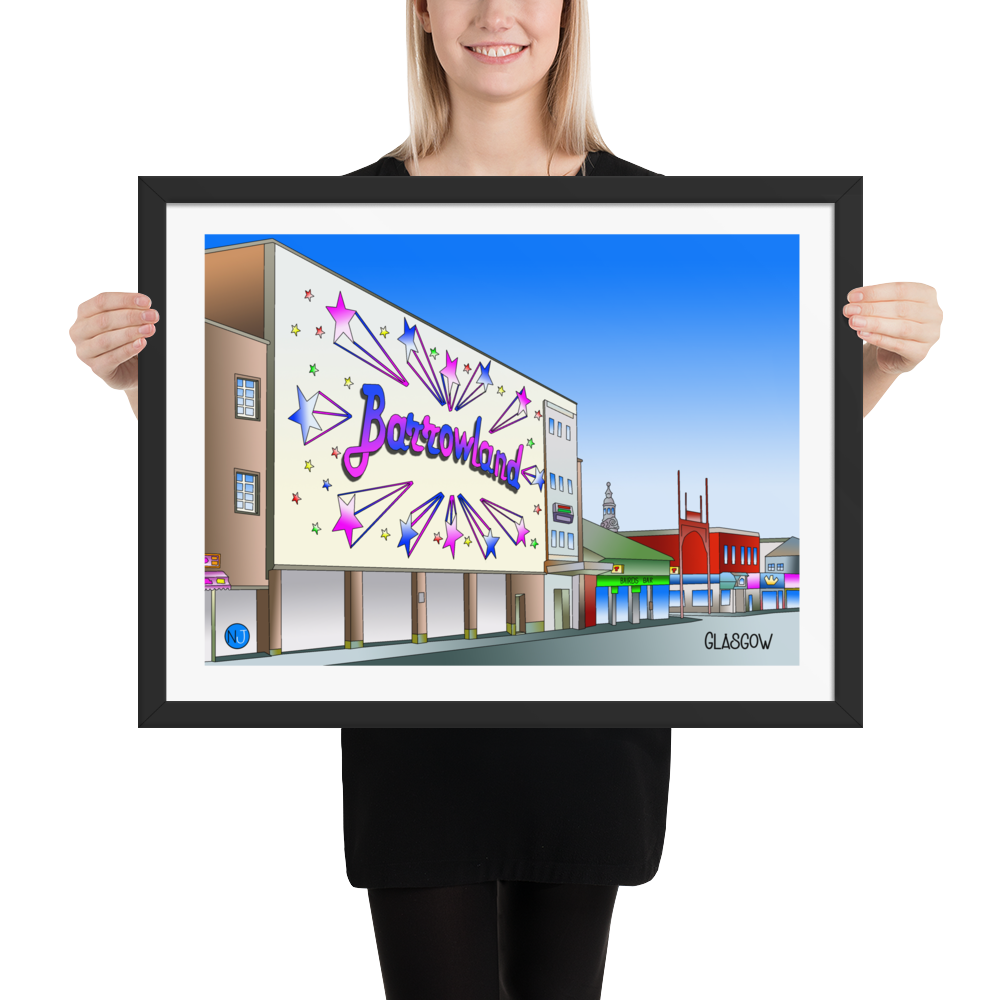 Glasgow Barrowland Framed Glasgow Framed Print - FREE P&P Worldwide