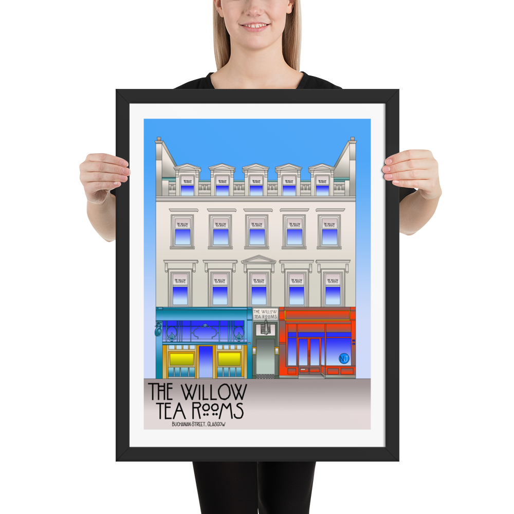 The Willow Tearoom, Glasgow Framed Print - FREE P&P Worldwide